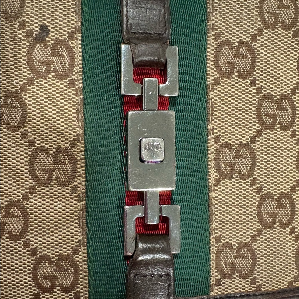 AUTHENTIC Gucci Sherry Jackie Compact Wallet - Picture 2 of 9